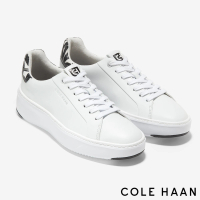【Cole Haan】GP TOPSPIN SNEAKER 輕盈靈活 真皮休閒運動鞋 女鞋(白色/熱帶雨林-W28084)