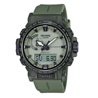 CASIO 卡西歐 PRO TREK 太陽能電力 三重感應器 戶外探險 PRW-61LD-3_47.4mm