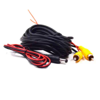 Car Rear View Camera RCA Cable Reversing Automatic Parking Monitor CCD IP68 Waterproof 170 Degree High-Definition Image