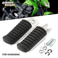 Motorcycle Front Foot Pegs Cover For KAWASAKI Z750 Z1000 Z900RS ZX12R ZZR 1000 ER4N ER6N ER6F NINJA 1000 Rests Footpeg Rubber