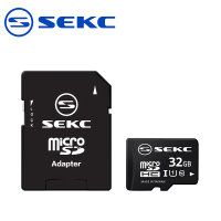 【SEKC】SMU132 32GB microSDHC UHS-I U1記憶卡 附轉卡