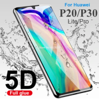 5D Tempered Glass for Huawei P20 Pro Lite Glass for Huawei P30 Lite Light Pro Full Cover 20lite 30lite 20pro 30pro 9H Protector