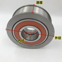 Suitable for Elevator 3300 3600 Steel Belt Pulley Anti Jump Groove Reverse Rope Pulley 57613299/59384630