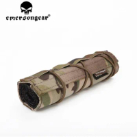 Emerson Tactical 18cm Airsoft Suppressor Cover Silencer Protective Cloth Tool Panel Muffler Case Pouch Bag Hunting Tube Gear