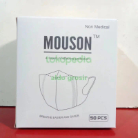 masker mouson duckbill 50 pcs/4ply