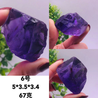 烏拉圭天然紫水晶原石紫晶原礦標本水晶吊墜手鏈大顆碎石一物一圖