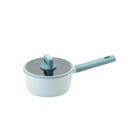 【LocknLock 樂扣樂扣】官方直營 ECO BLUE鍛造陶瓷不沾IH單柄湯鍋18cm(IH可用鍋)