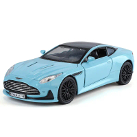 โมเดลรถสปอร์ต Aston Martin DB12 ขนาด 1/32 ทำจากโลหะผสม ของเล่นสำหรับเด็กผู้ชาย ของตกแต่งทันสมัยสำหรั