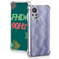 Sarung infinix Hot 11s, Bahan TPU Silikon Lembut, Penutup Belakang Lutsinar, Sarung Telefon, Kalis K