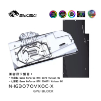 Bykski Water Block Use for Colorful RTX 3070 /RTX 3060 TI Vulcan OC GPU Card Cooled/Copper Radiator Coolling N-IG3070VXOC-X