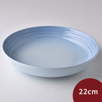 法國Le Creuset 陶瓷深餐盤 22cm 海岸藍
