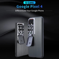 Ulanzi U-Lens Phone Case with 6 in 1 Multi Lens for Google Pixel 4 Pixel 4XL10X 20X Macro/Double/Wide Angle/Fisheye Lens