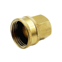 Garden Hose Caps 3/4 Inch Ght To 1/2 Inch Npt Water Hose Adapter Fitting With Rubber Gasket
