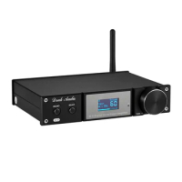 HiFi Bluetooth 5.0 Digital Amplifier Stereo Subwoofer Power Amp USB/OPT/COAX DAC APTX-LL ，Input Sensitivity: 0.775V