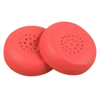 1Pair Foam Ear Pads Cushion Leather Earpad for Sony WH-CH400 Headphone(Red)