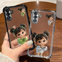 Suitable for[Samsung A26,Samsung A17] phone case TPU Anti-drop Anti-slip Color Heart Girl Anti-finge