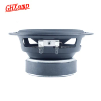 1PC GHXAMP 4.5 inch 115mm Mid Bass Woofer Speaker 25core Rubber Large R edge Bluetooth Small Box Speaker DIY 4ohm 30W