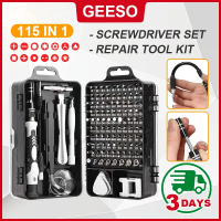 GEESO 115 in 1 Screwdriver Set Mini Magnetic DIY Repair Tool Kit Multifunction Tools Precision Screw