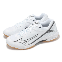 Mizuno 羽球鞋 Wave Claw 3 男鞋 女鞋  寬楦 白 黑 止滑 室內運動 羽排鞋 美津濃 71GA2443-28