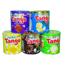 wafer tango kaleng coklat & vanila 240 gr