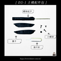 【APP下單13%】六姐的店※ 【康泰克 EG-1】主機配件包