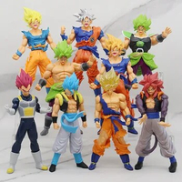 16-18cm Dragon Ball Z Anime Figures Super Saiyan Son Goku Broli Gohan Vegeta Piccolo Cell Action Figurine Toy Model Doll Gift