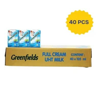 GREENFIELDS UHT FULL CREAM 40 X 105 ML KARTON