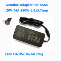Genuine 20.0V 14.0A 280.0W ADP-280BB B AC/DC Adapter For ASUS 280W Laptop Power Supply Charger