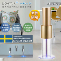 瑞典 LightAir IonFlow 50 Evolution PM2.5 桌上型/落地型 免濾網精品空氣清淨機 限量蘋果金 適用15坪 三年保固