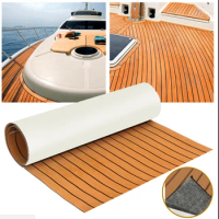 Teak Sheet 240cm x 60cm x6mm Marine Floor EVA Foam Boat Sheet Teak Decking Self-Adhesive Mat