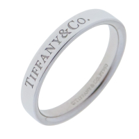【二手名牌BRAND OFF】Tiffany & Co. 蒂芬妮 銀色 PT950鉑金 戒指