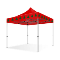 Tent Promoted Outdoor Folding Heavy Duty Customize Pattern Aluminium Gazebo 3x3Waterproof Canopy 10x10ft Pop Up Tent 10x15