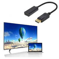 Kabel Adaptor Converter Display Port Male to HDMI Female 1080P FHD