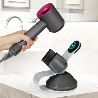 Hair Dryer Holder For Dyson No Punching Storage Organizer Stand Type Portable Bracket With Super Magnetic Stockpile Rack
