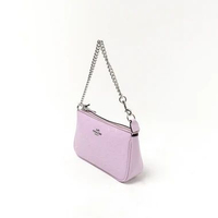 Tas COACH NOLITA MONOGRAM EMBOSSED LILAC CHAIN HOBO BAG 100% ORIGINAL 19X5X11CM