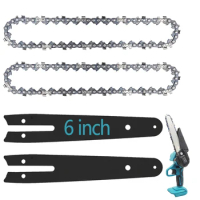 Chainsaw Chains 6 Inch Replacement Guide 37 Drive Links Saw Chain for Mini Chainsaw Chain
