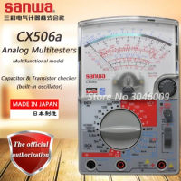Japan sanwa CX506a analog multimeter, pointer multi-function / multi-range multimeter capacitor and transistor check function