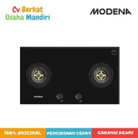 Modena BH 6725 LF kompor tanam 2 tungku full kuningan safety