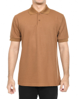 Polo Distro-Kaos kerah pria Polos Bahan pique-kaus polo Warna Coklat sedang Tersedia size M-L-XL-XXL