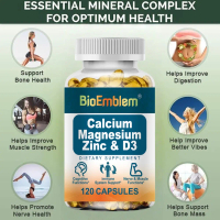 Calcium Magnesium Zinc + Vitamin D3 Tablet Kalsium Magnesium Seng + Vitamin D3 - 120 pcs