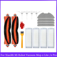 For XiaoMi Mi Robot Vacuum Mop 2 Lite / 2 Pro / MJSTL / MJST1SHW Main Side Brush Hepa Filter Mop Colth Spare Parts Accessories