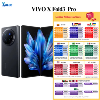 Official Brand New Vivo X Fold 3 Pro Snapdragon 8 Gen 3 50MP 5700mAh 100W SuperVOOC 50W Wireless 8.01" AMOLED 2K E7 120Hz NFC