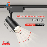 Adjustable Beam Angle Track Spotlight, Dining Table ,Bar Atmosphere Light, Surface Mounted Track Lig