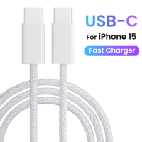 PD 60W USB C toType C Cable for iPhone 15 Plus Pro Max iPad MacBook Xiaomi Huawei Samsung S23 Oneplus Poco Turbo charging Line
