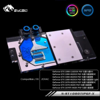 Bykski Water Cooling Block For ZOTAC Geforce GTX 1080Ti/1080/1070Ti/1070 PGF ,GPU Cooler ,3pin,4pin Light Header,N-ST1080TIPGF-X