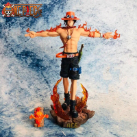 One Piece Portgas D. Ace Open Hand LED 28cm Action Figure Decoration