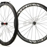 Velosa RACE 50 road bike 700C carbon wheels,50mm clincher/tubular,DT 240S hubs Sapim cx ray super light aero wheelset