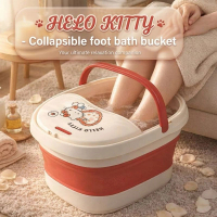 Hello Kitty - Sanrio | 【可折疊】泡腳桶/摺疊足浴桶
