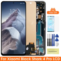 Super AMOLED Screen for Xiaomi Black Shark 4 Pro SHARK PAR-H0 Lcd Display Touch Screen with Frame for Xiaomi Black Shark 4 Pro