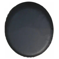 1Pcs Black Car Tire Cover 13'',14", 15",16",17",18'' inch PVC PU Spare Tyre Wheel Valve Covers For Cars Wheels Accessories
